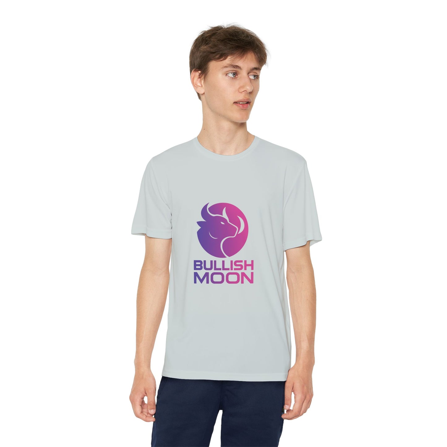 Youth T-Shirt — Bullish Moon Wicking Tee for kids