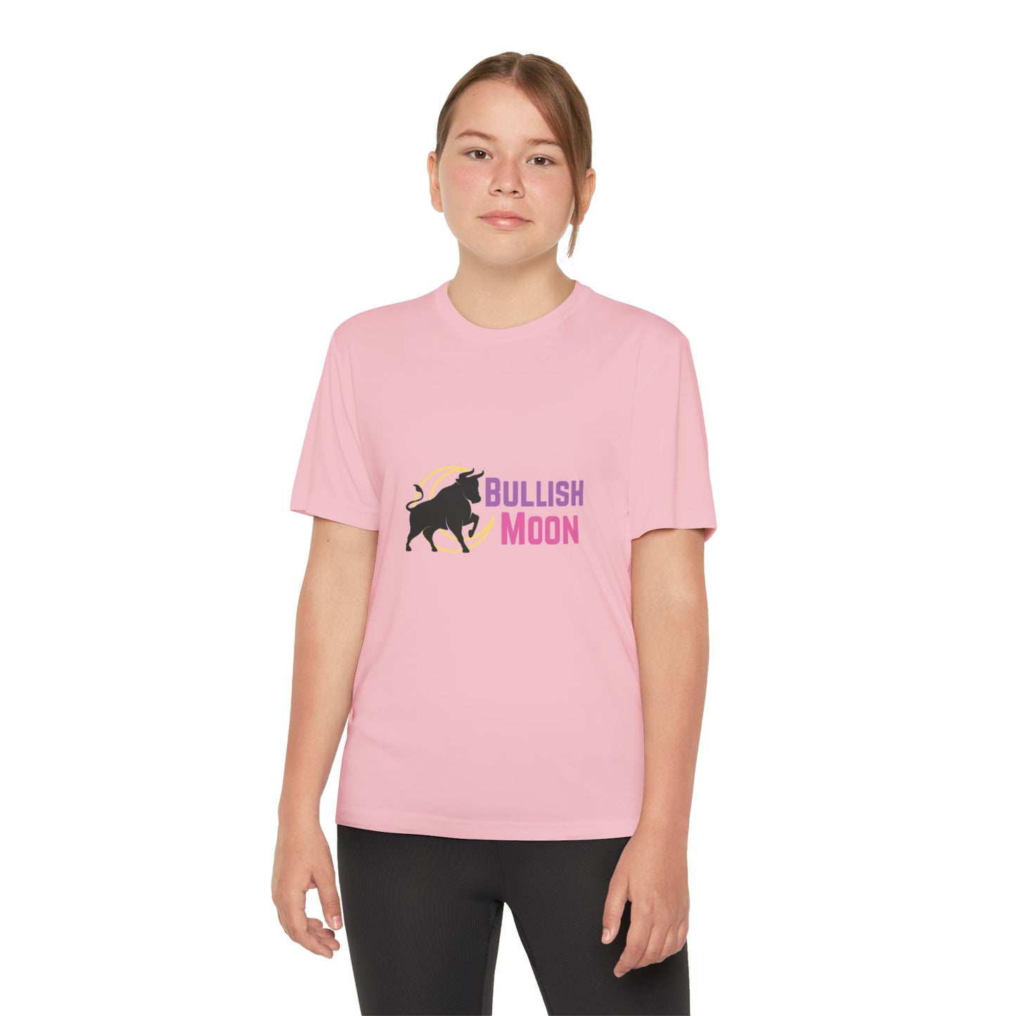 Youth T-Shirt — Bullish Moon Wicking Tee for kids
