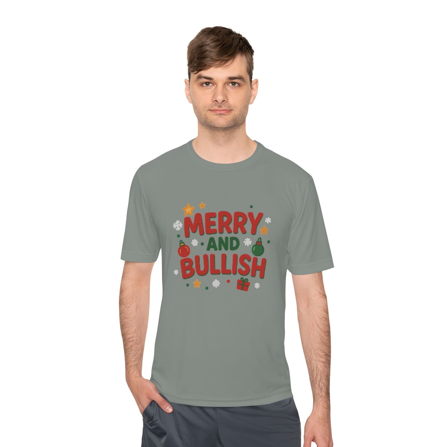Merry and Bullish Christmas Tee