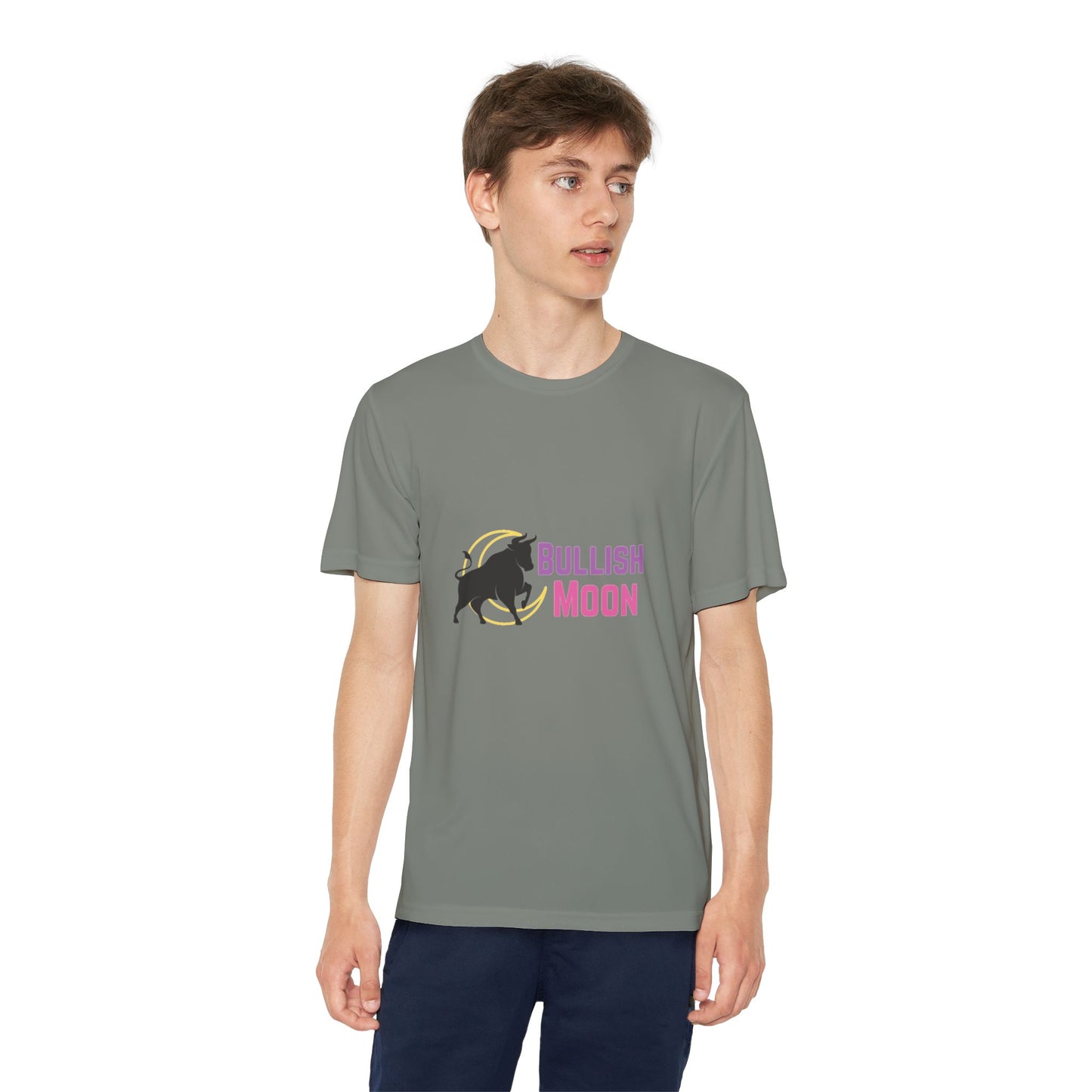 Youth T-Shirt — Bullish Moon Wicking Tee for kids