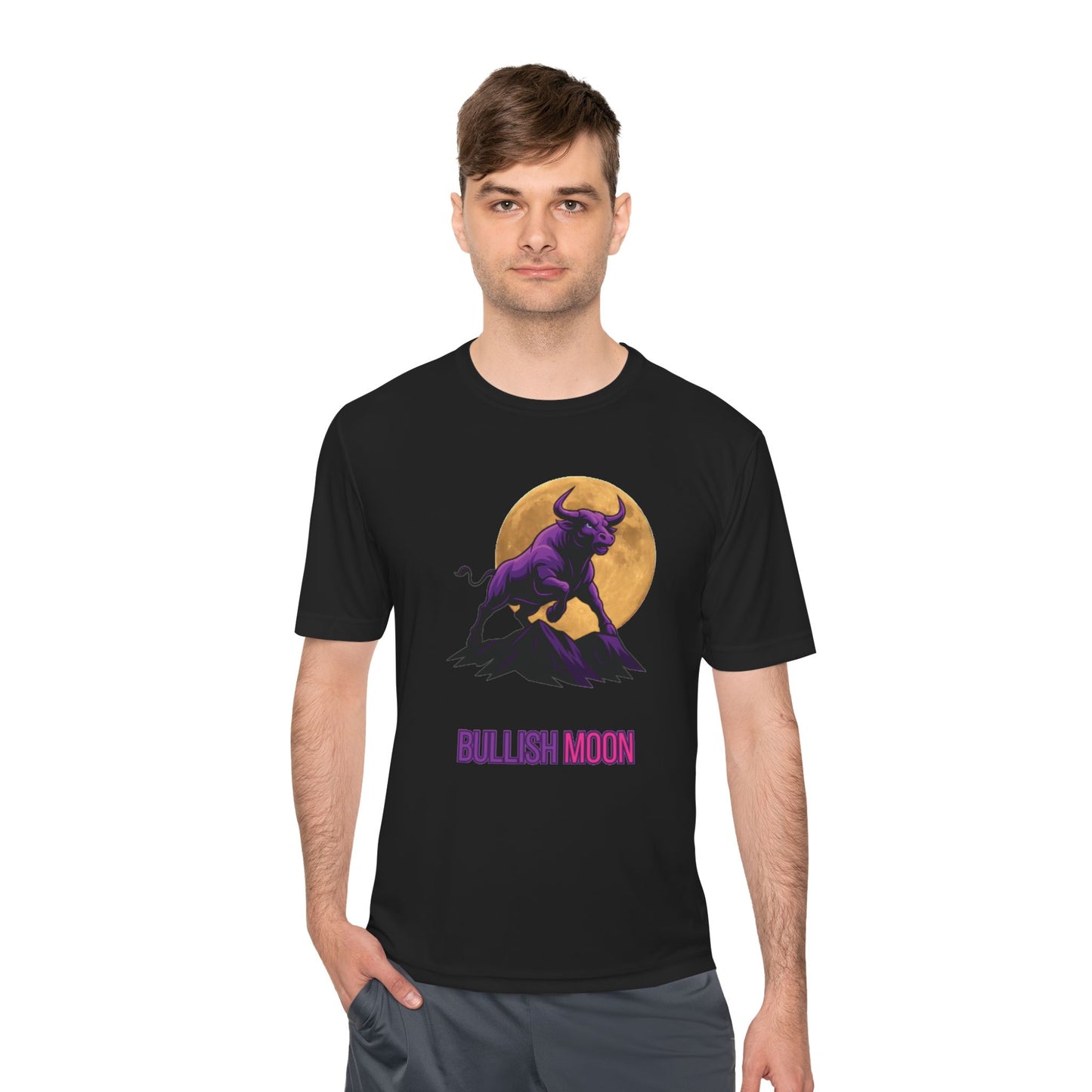 Bullish Moon Unisex Moisture Wicking Tee