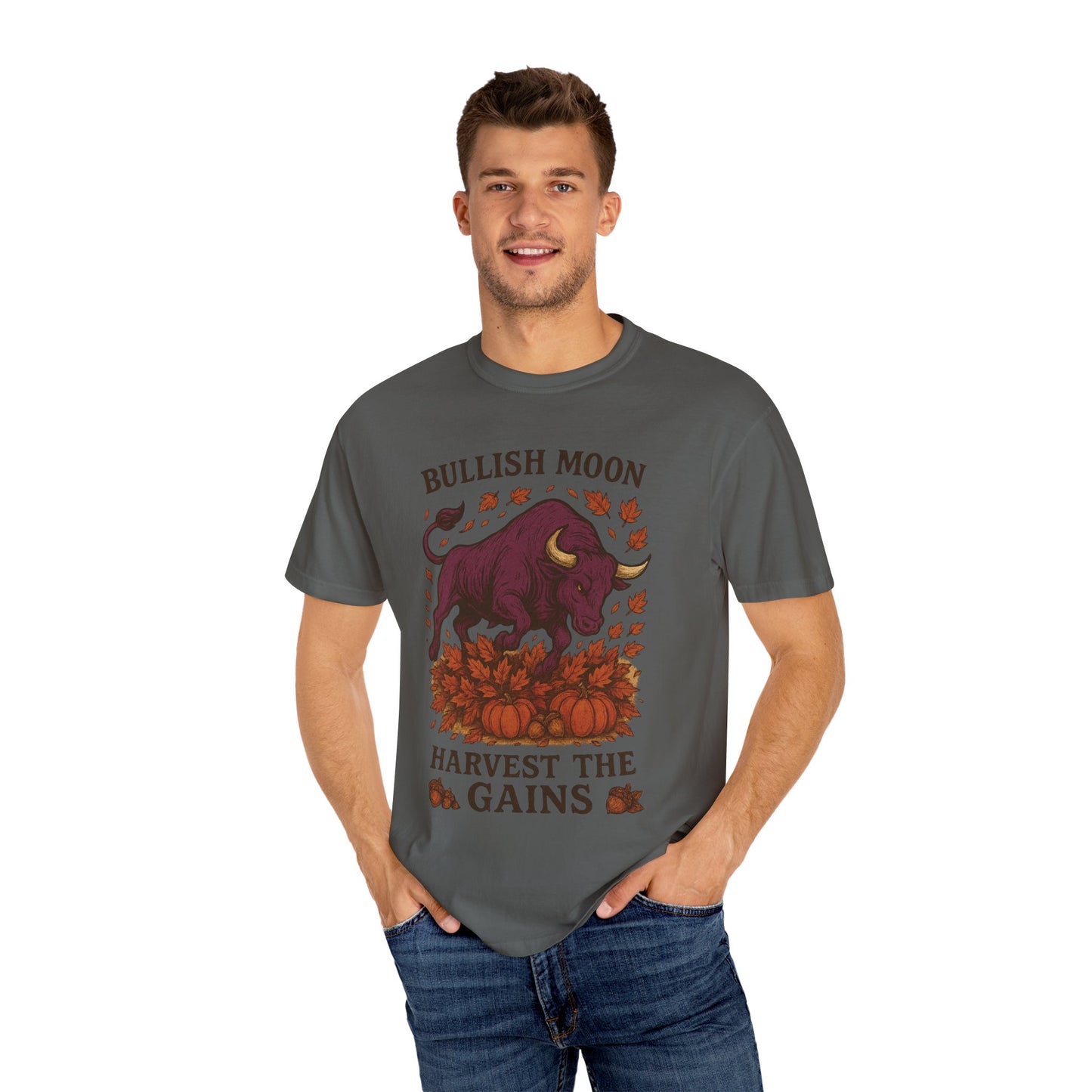 Bullish Moon Harvest the Gains Unisex T-shirt