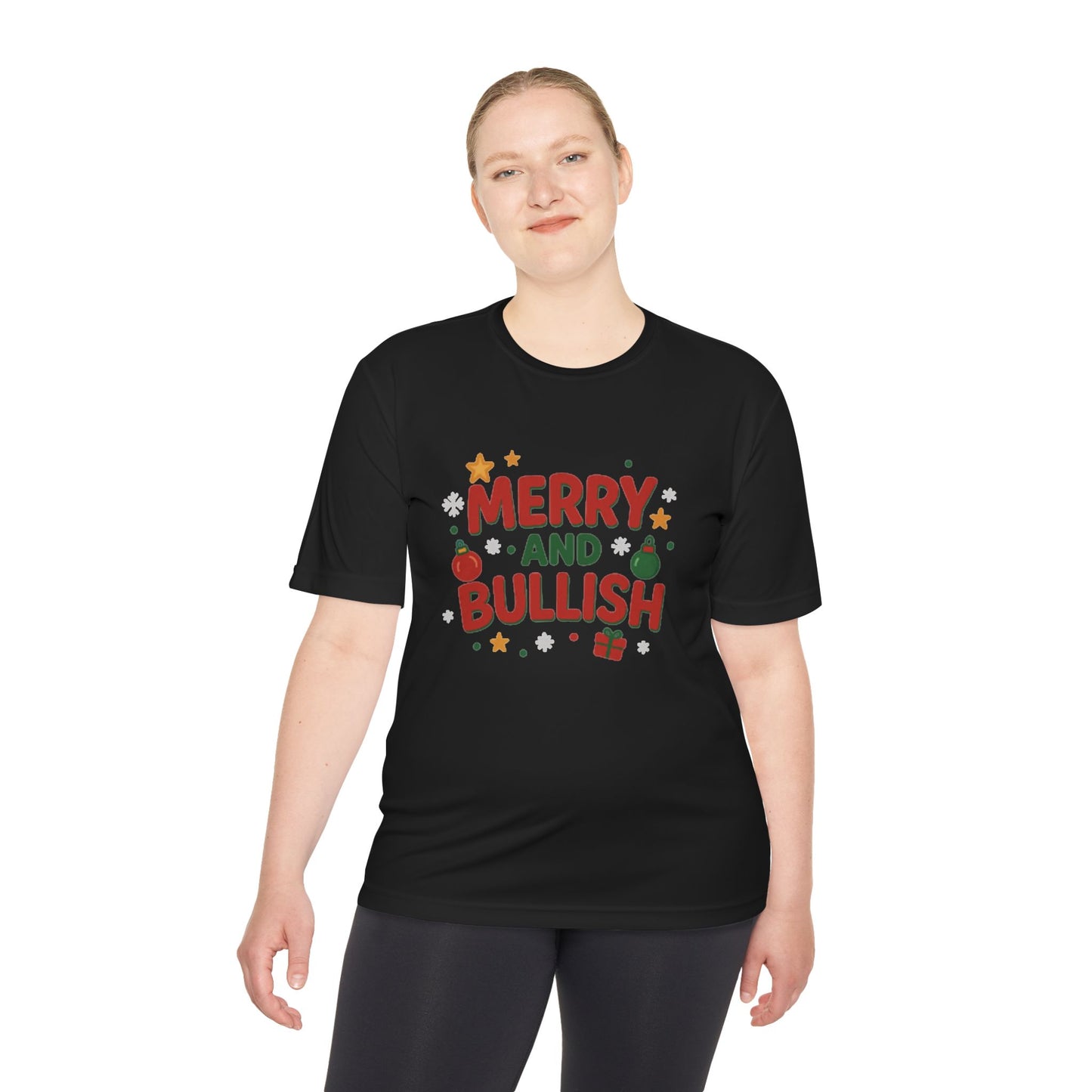 Merry and Bullish Christmas Tee